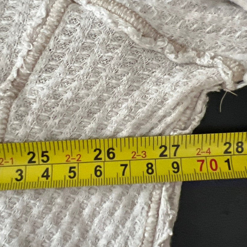 We The Freet Medium Free People Waffle Knit Sweater