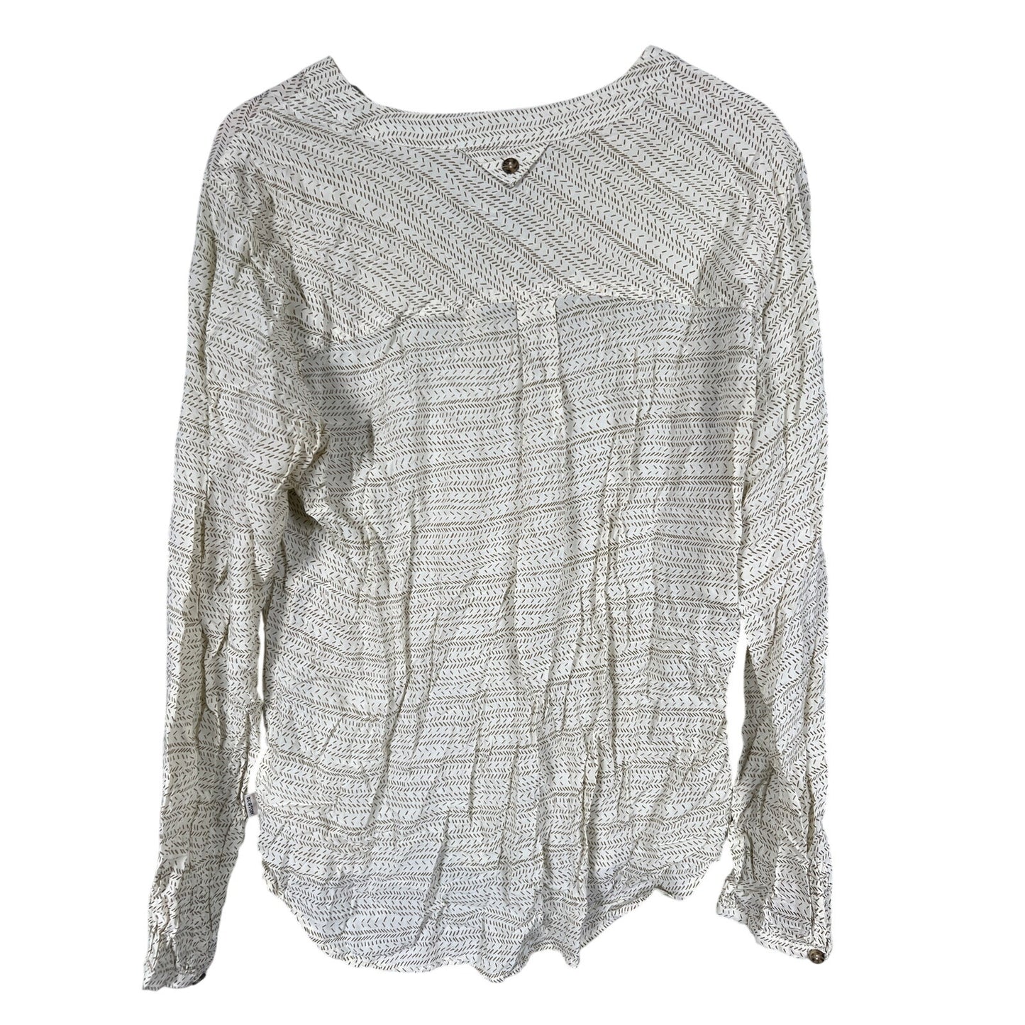 Burton Durable Long Sleeve 100% Rayon Size Large Henley