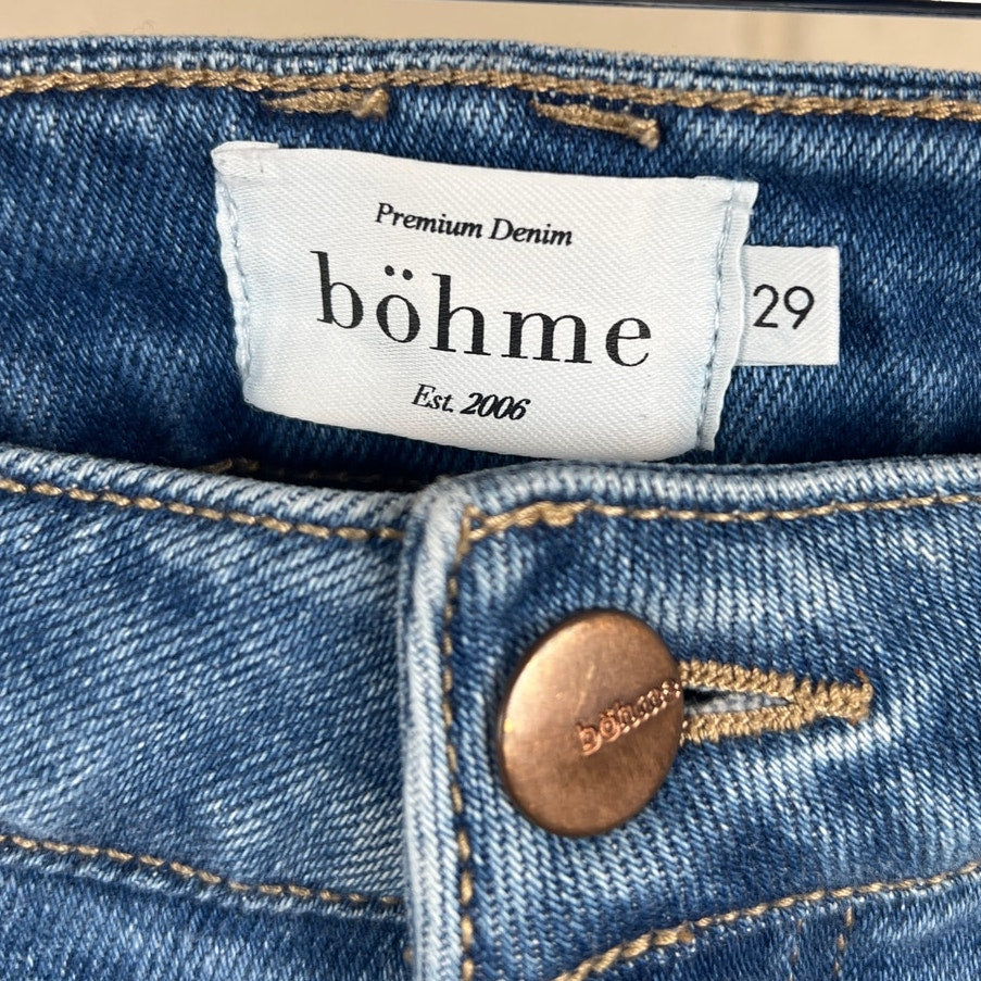 Bohme Light Blue Wash Skinny Jeans Women Size 29