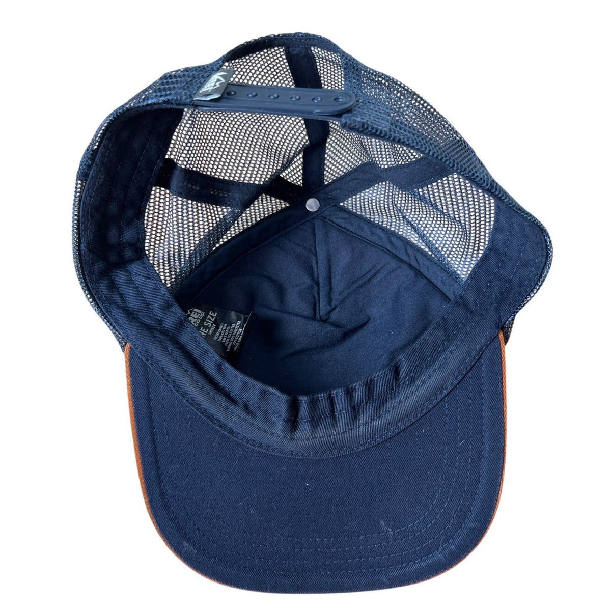 REI Co-op Trucker Hat Mesh Snapback Yellow, Blue Unisex