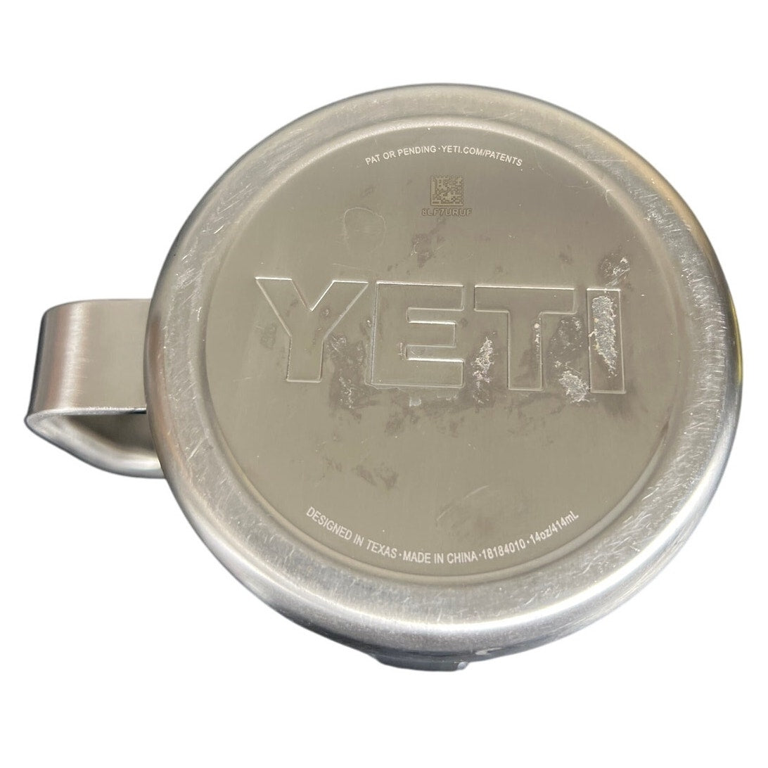 Yeti Smartwool Coffee Mug Rambler Silver W/ Lid