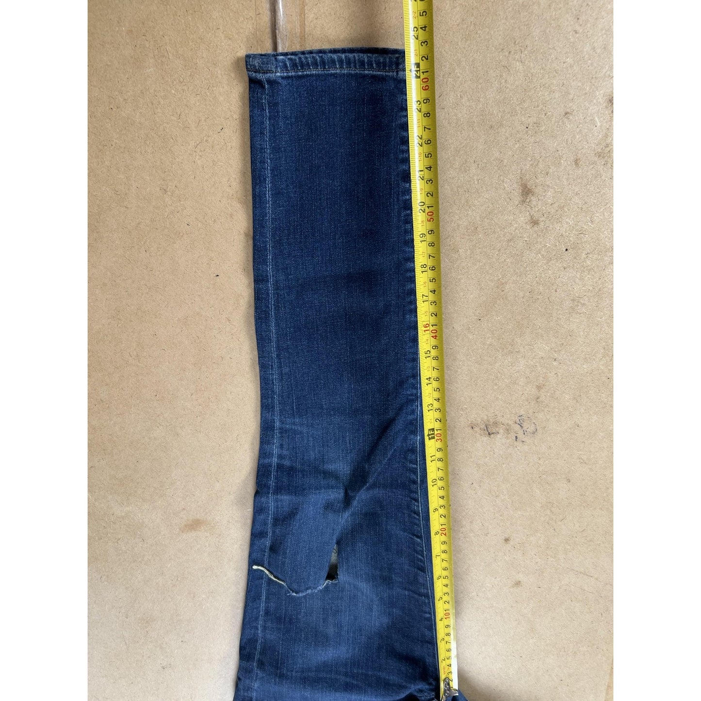 C Of H Pants Womens 28 Blue Rocket Crop Majestic Skinny Cropped Stretch
