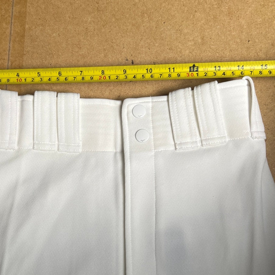 NWT Mizuno Adult BB White Pants S Baseball and Softball Bottoms