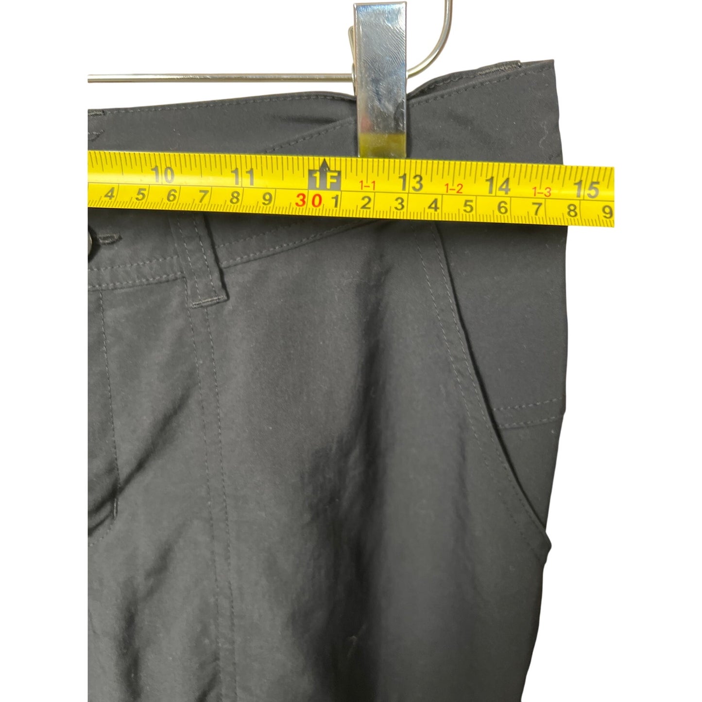 Patagonia Women Size 4 Hiking Black Pants Nylon