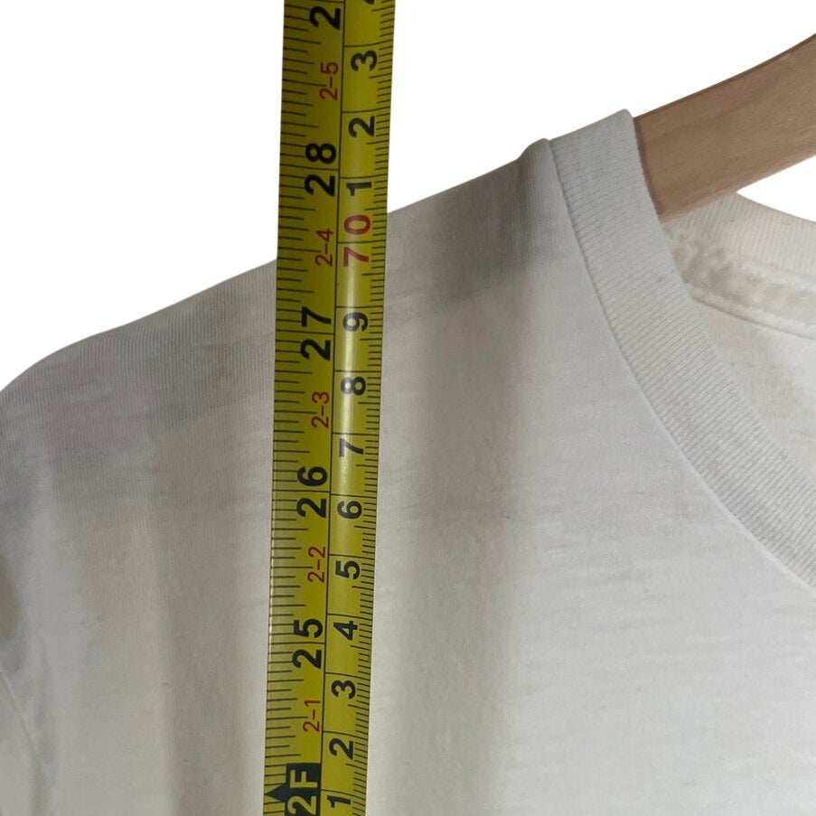 Patagonia Slim Fit Large L Tide Ride Organic Cotton White T-Shirt