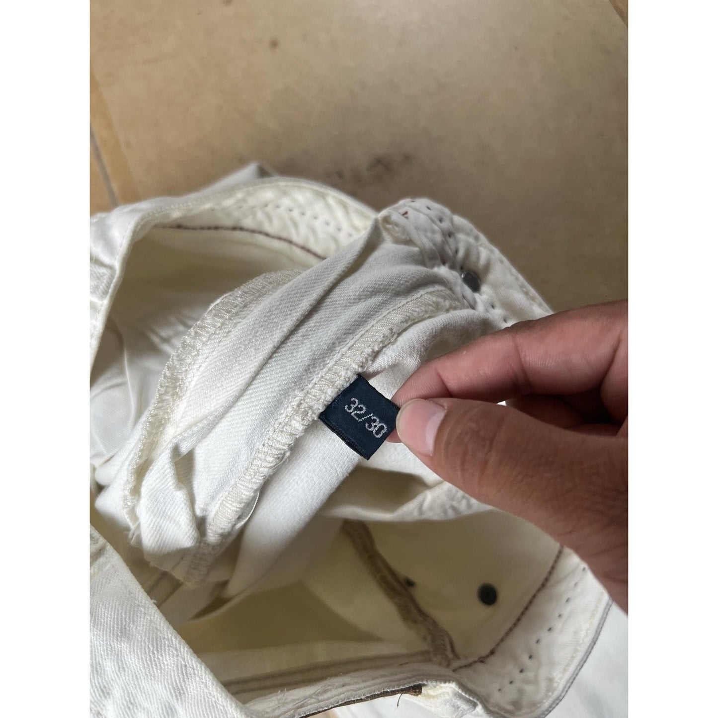 Polo Ralph Lauren Pants Mens 32x30 White Chino Cotton Straight Flat Front