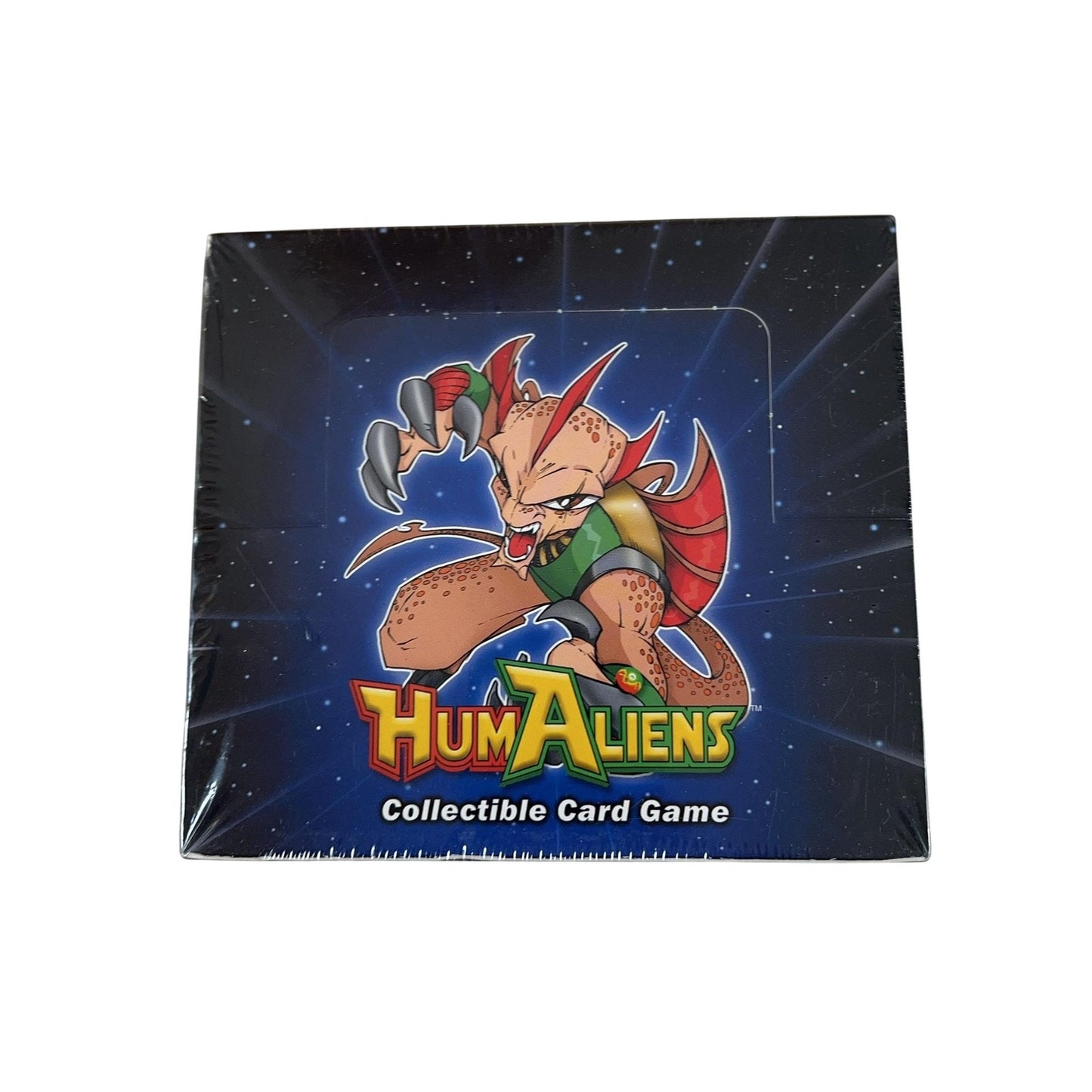 HumAliens Collectible Card Game Challenge Booster Box Blue 24 Boosters