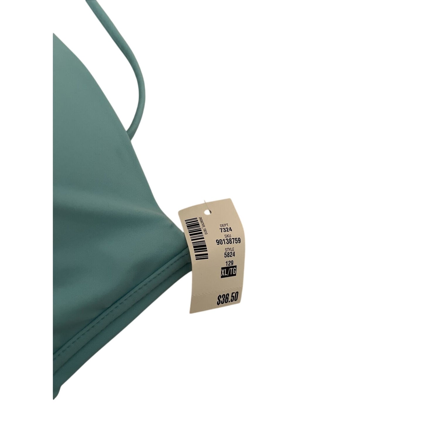 AEROPOSTALE Swim Bikini Top XL Blue Padded NWT Live Love Dream