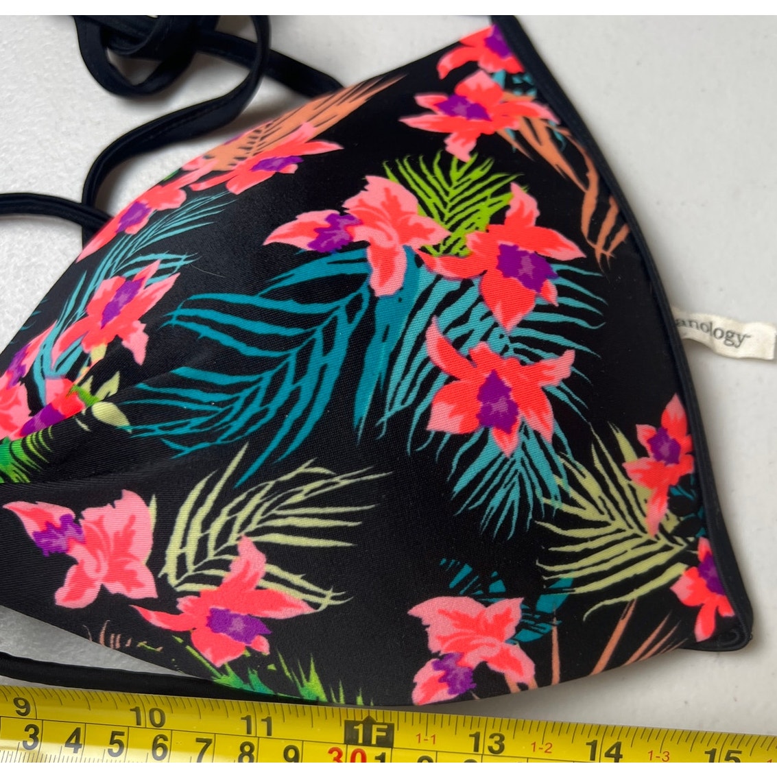 Urbanology Swim Floral Print Top Bikini Size XL