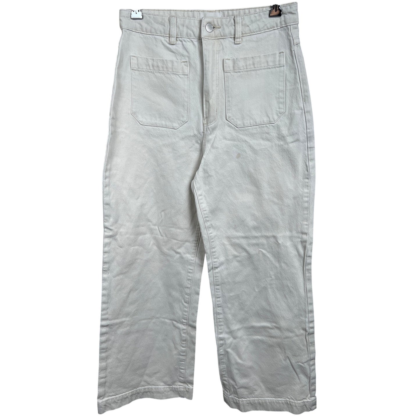 Rolla's High Rise Wide Leg Size 28 White Women Pants