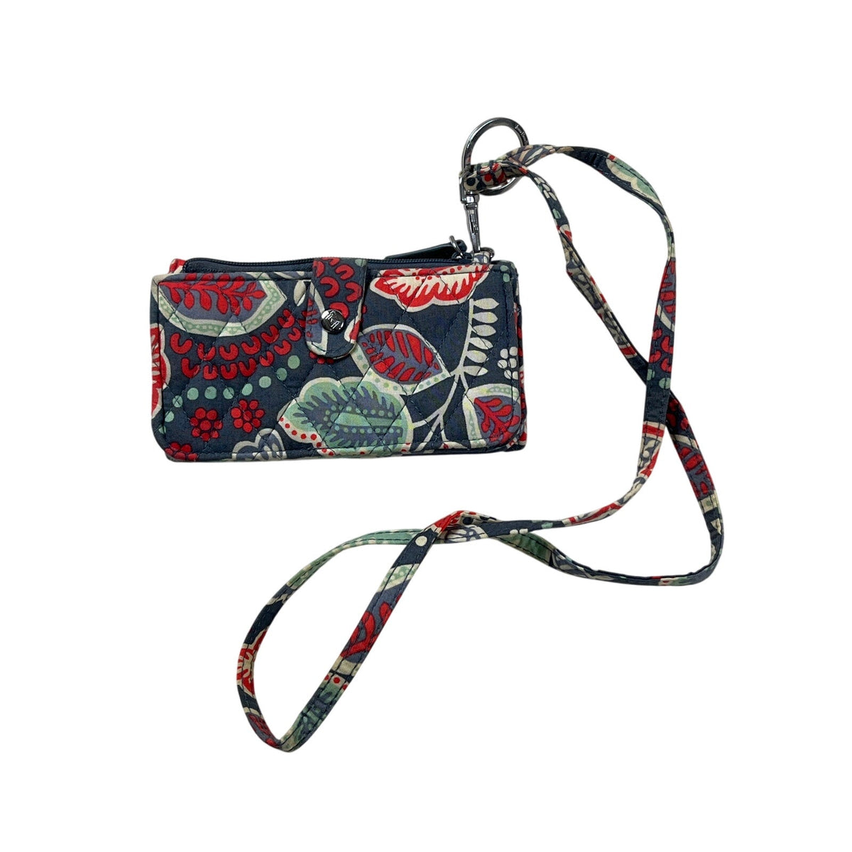 Vera Bradley Wristlet With Multiple Compartments Floral Print