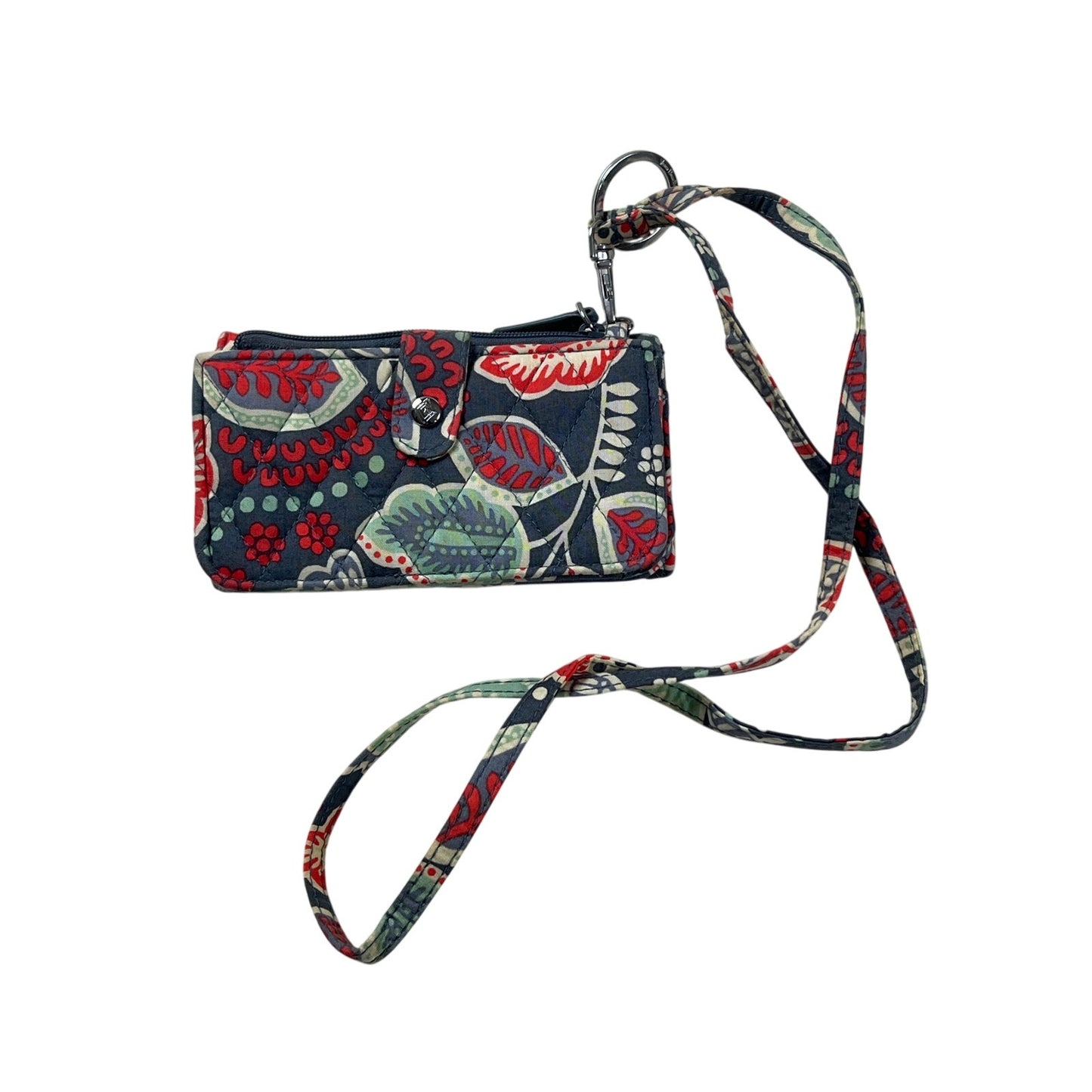 Vera Bradley Wristlet With Multiple Compartments Floral Print