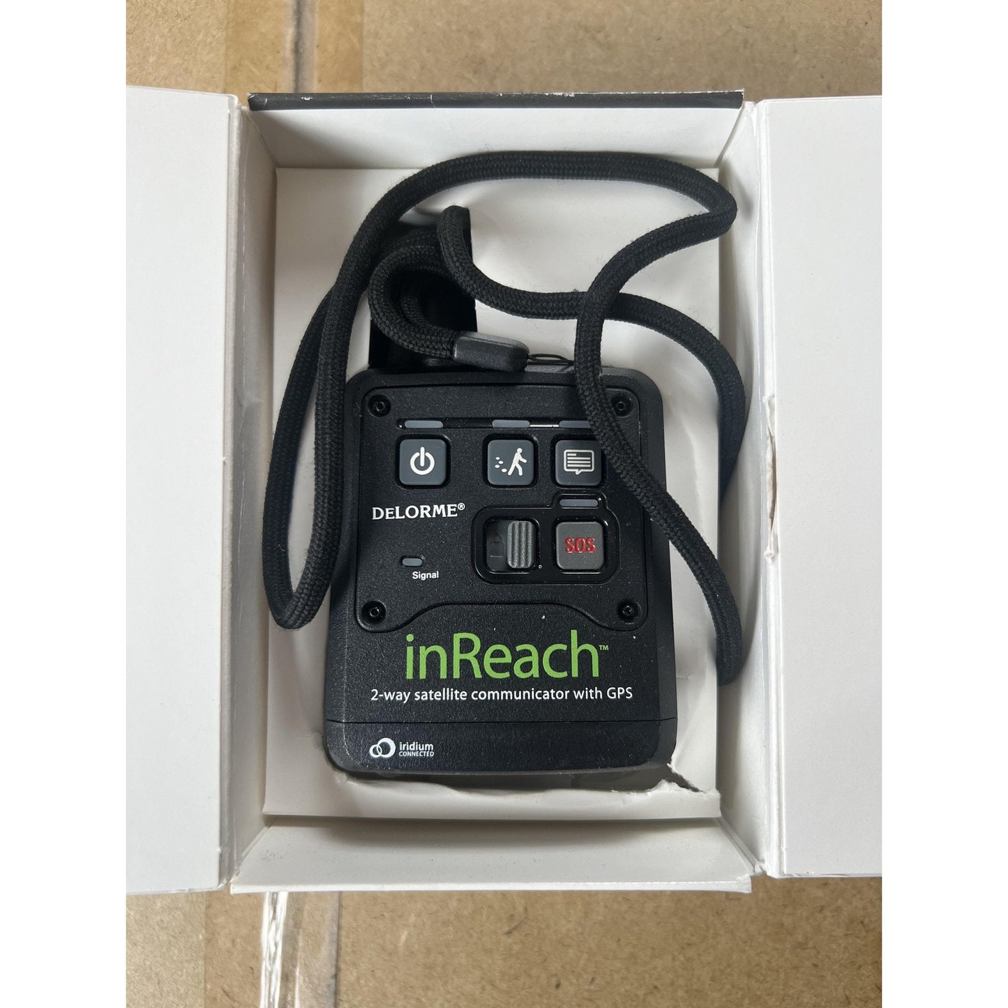 DeLorme InReach 2-Way Satellite Communicator GPS Black Made In United States