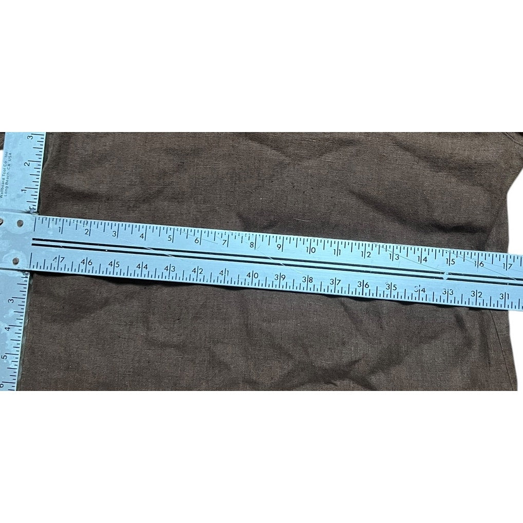 Chico's Women's Button Up Long Sleeve Brown Size 8