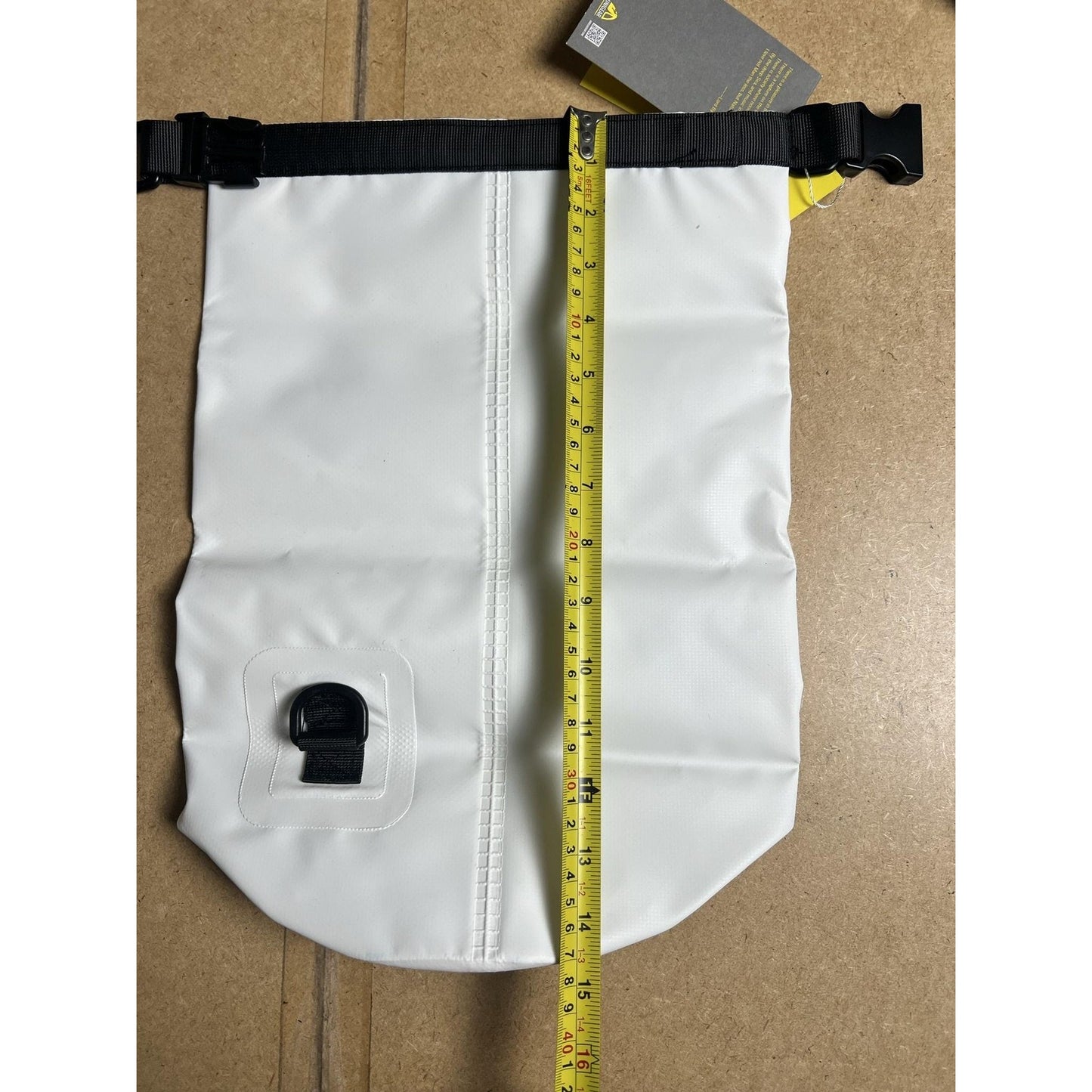 Unigear Dry Bag White Waterproof Roll-Top Air Valve Kayak Camping Boating Gear