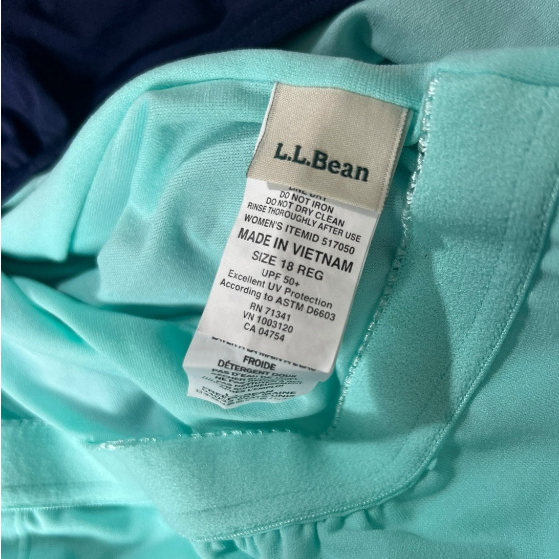 L.L. Bean Sunblocking Swimwear 18R Swimwear Scoopneck Tanksuit