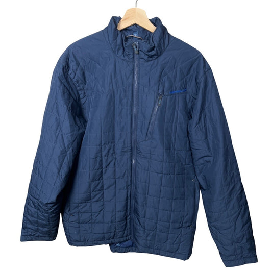 Merrell Navy Blue Mens Large Quilted Light Puffer jacket