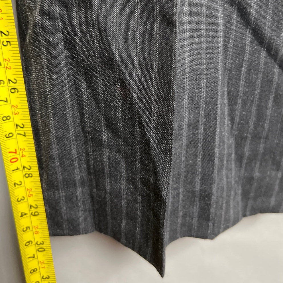 Express Producer 30 Gray Pin Stripped Dress Pants Mens