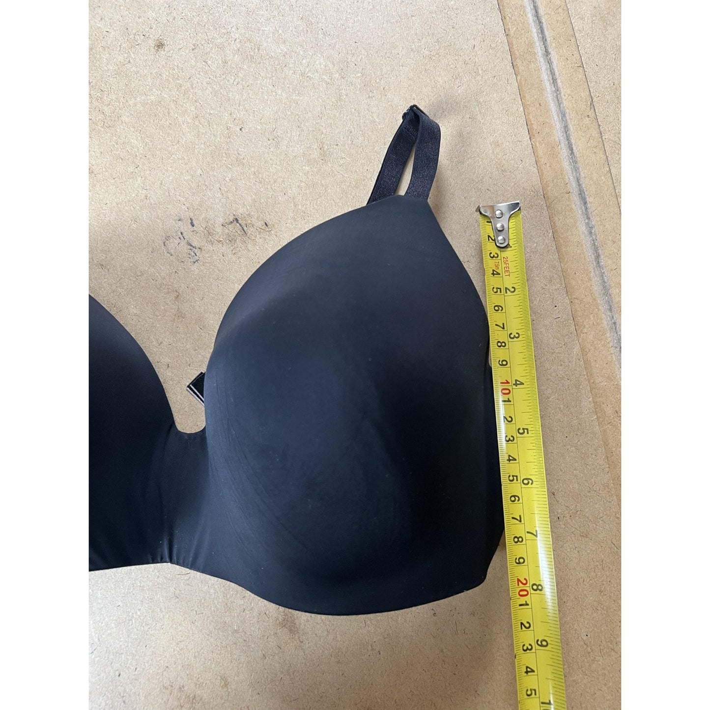 Victoria's Secret Bra Womens 36DD Black T-Shirt Padded Molded Underwired