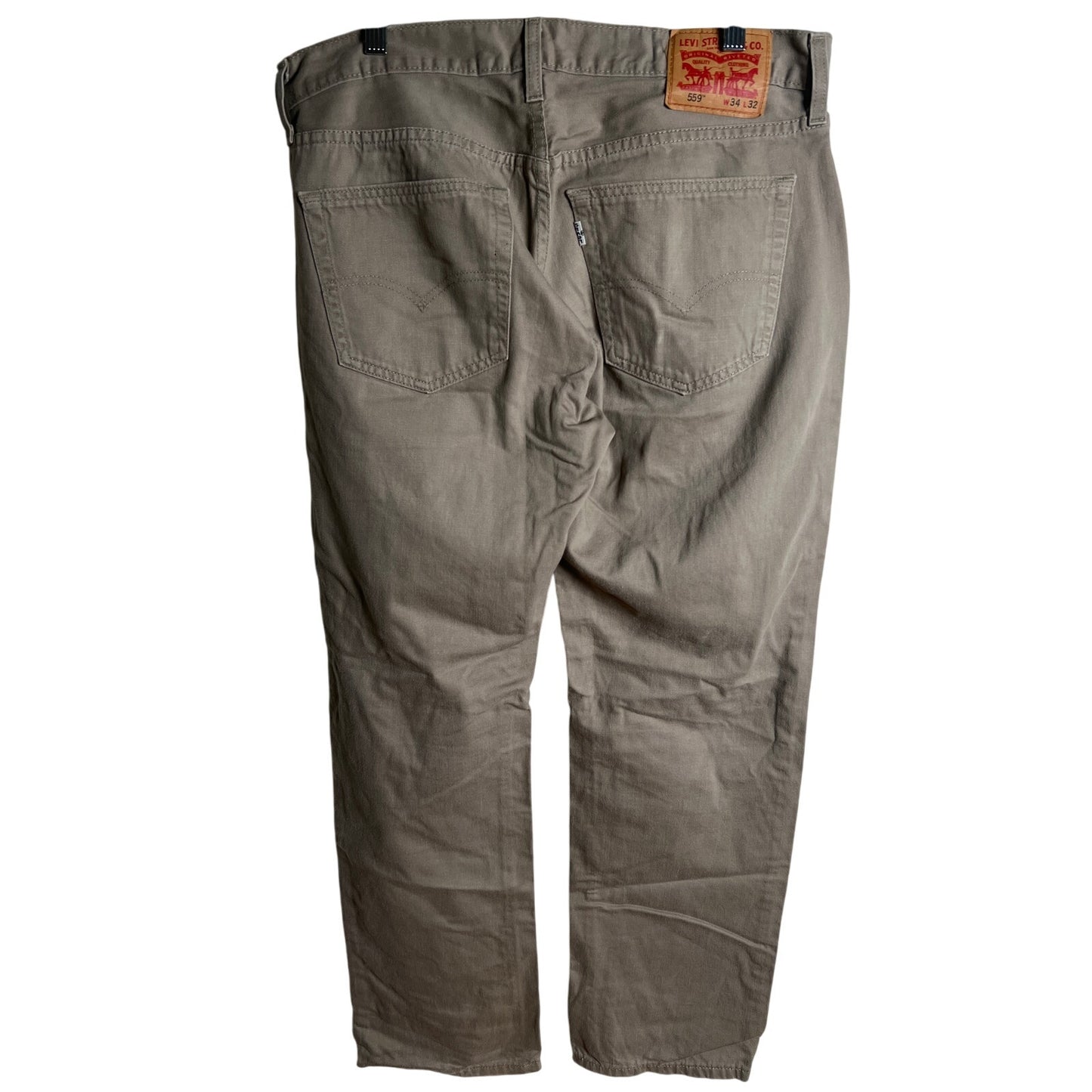 Levi's Straight Leg Tan 559 Men Size 34x32