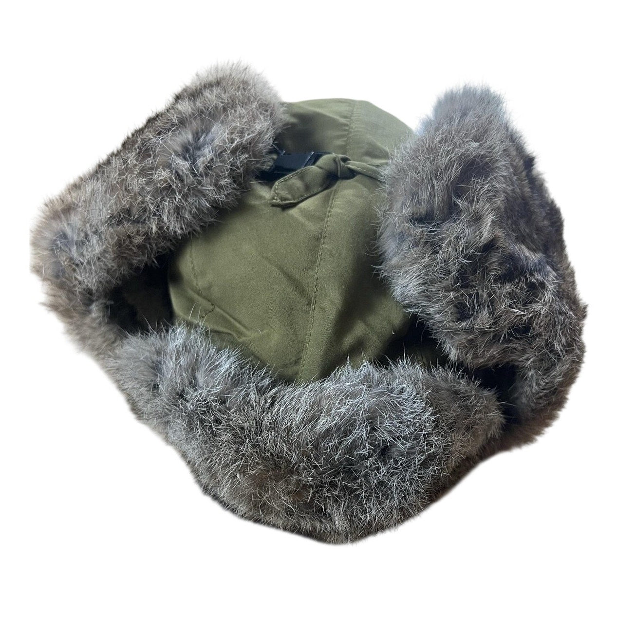 Trapper Hat Mens XL Brown Faux Fur Ear Flap Lined Insulated Adjustable Winter