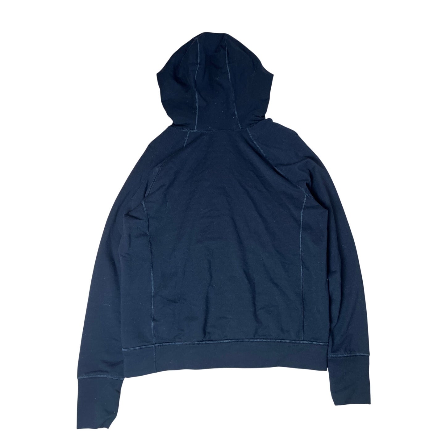 Sweaty Betty Hoodie Womens M Black Escape Luxe Fleece Pullover Funnel Neck