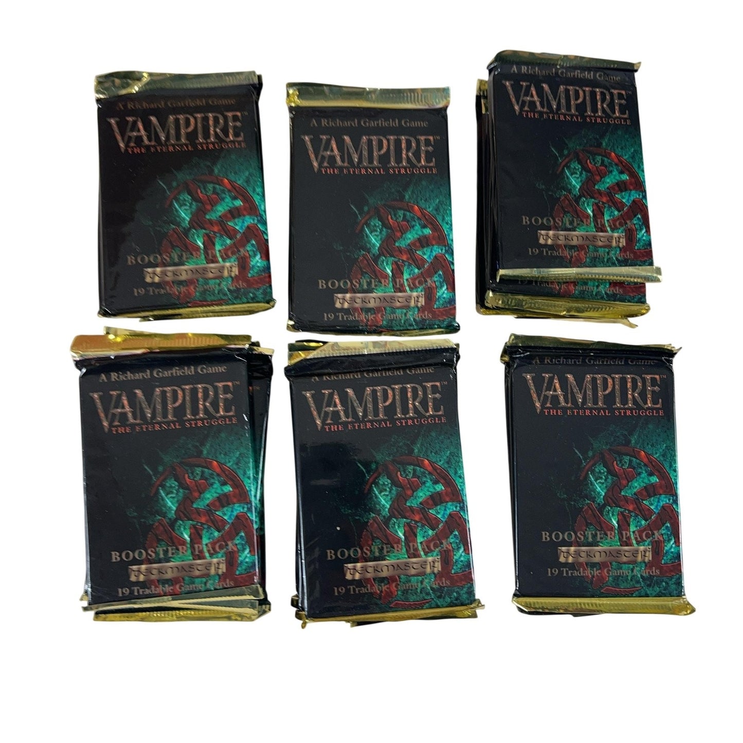 Wizards Of The Coast Vampire The Eternal Struggle Booster Pack 19ct Lot Of 18