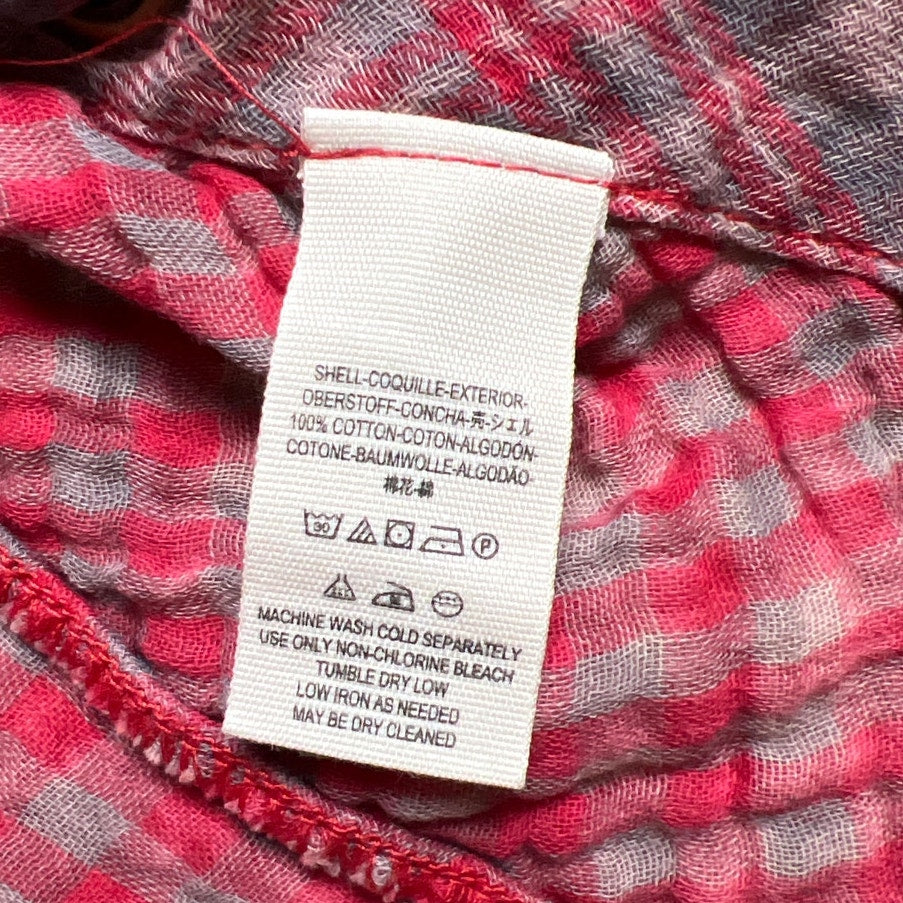 Free People Women Red Flannel Size XS