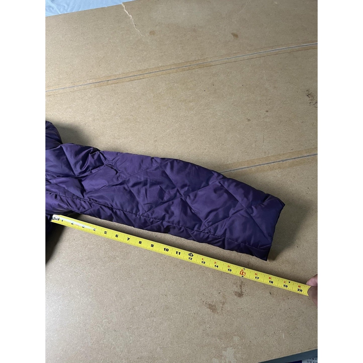 Eddie Bauer Jacket Womens XXL Purple Quilted Down Insulated Pockets Zip