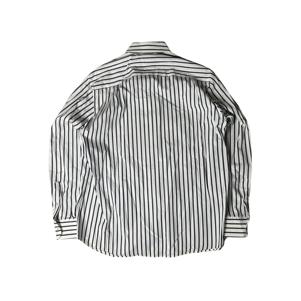 Paul & Shark Shirt Mens IT 42 White Navy Striped Long Sleeve Button Up Casual