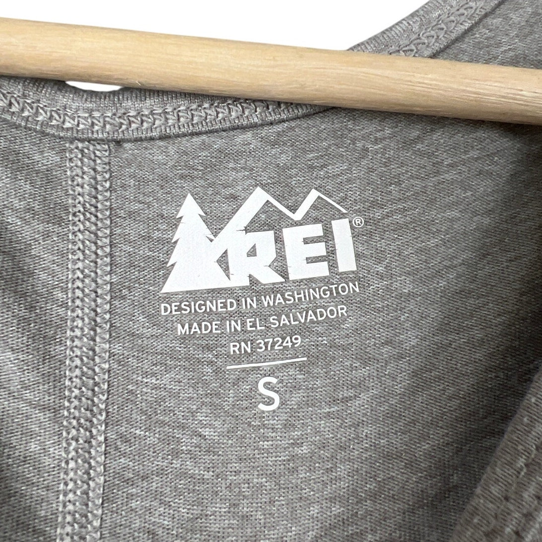 REI Co-Op Sahara Heather Gray Women's Top Size Small
