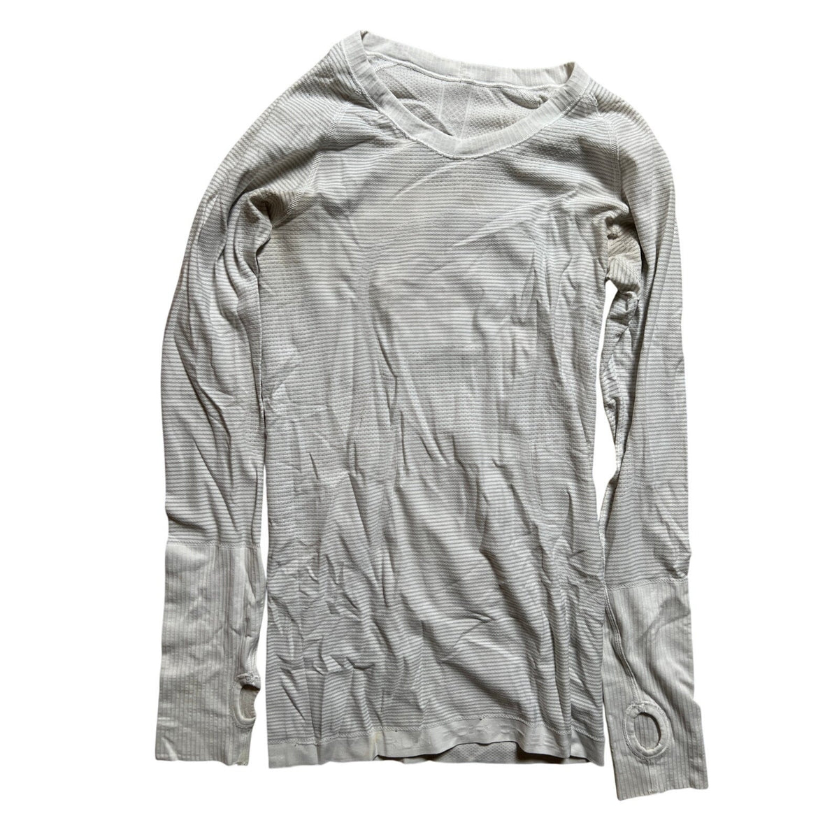Lululemon Swiftly Tech Long Sleeve Heathered Slate Running Shirt XS