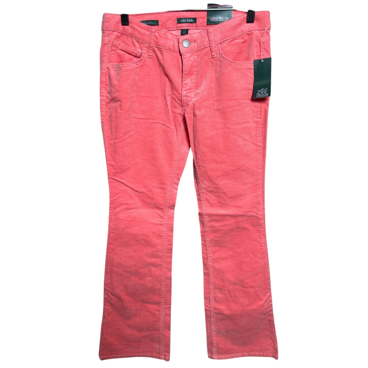Wild Fable Size 4 Low-Rise Flare NWT Corduroy Pants