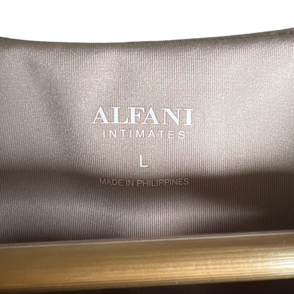 Alfani Intimtate Large Polyester High Neck Thong Bodysuit