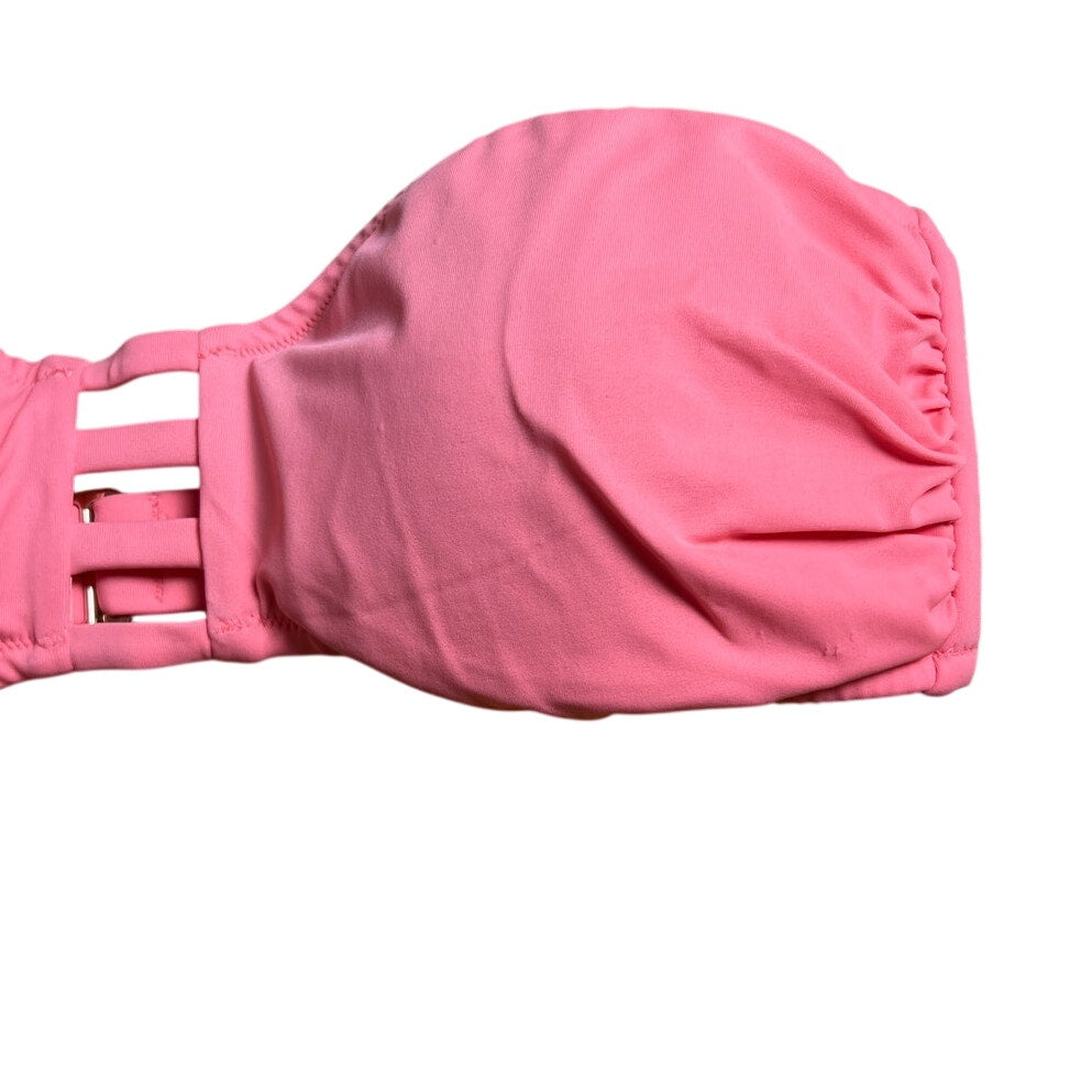 Victoria Secret Strapless Pink Bikini Top Size Large