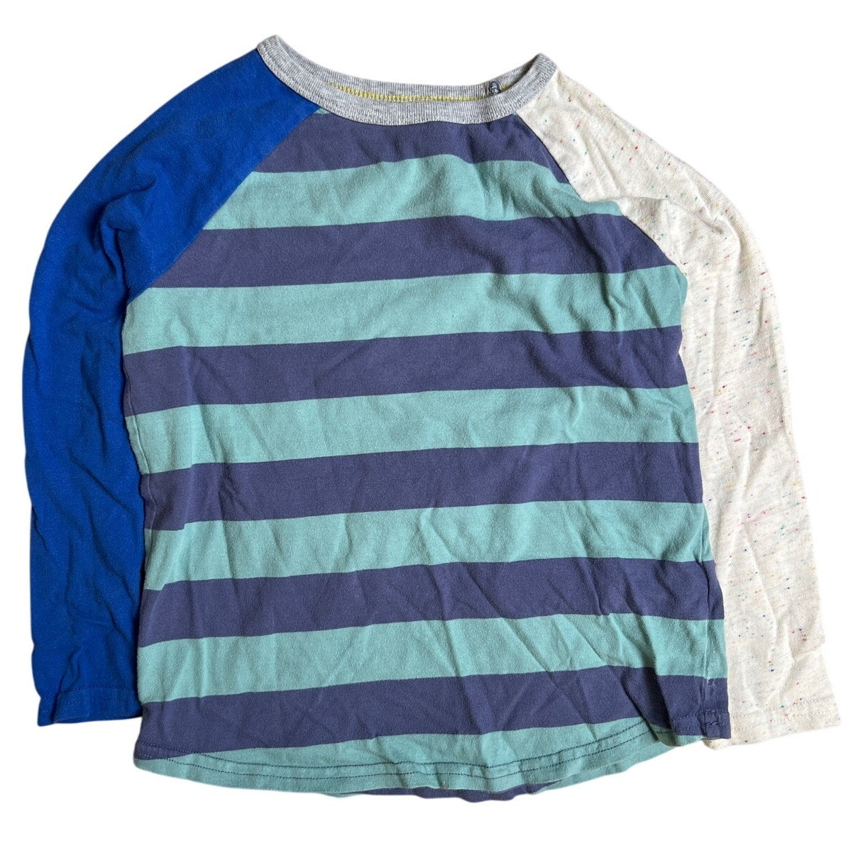 Mini Boden Unisex Kid Stripped long-Sleeve Top Size 6-7Y