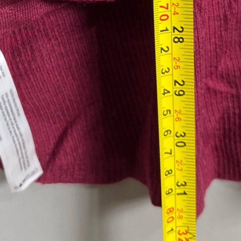 Eileen Fisher XL Red Cardigan 100% Merino Wool