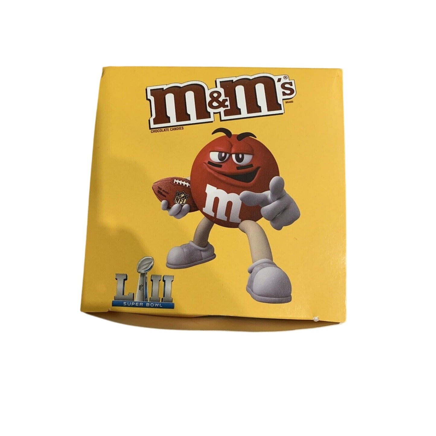 M&M Eagles vs Patriots Super Bowl LII 52 Box Candy Set