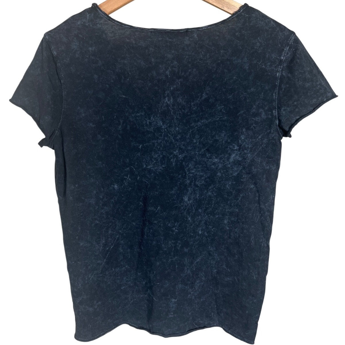 Allsaints Small Emelyn Budan Acid Wash Jersey T-Shirt