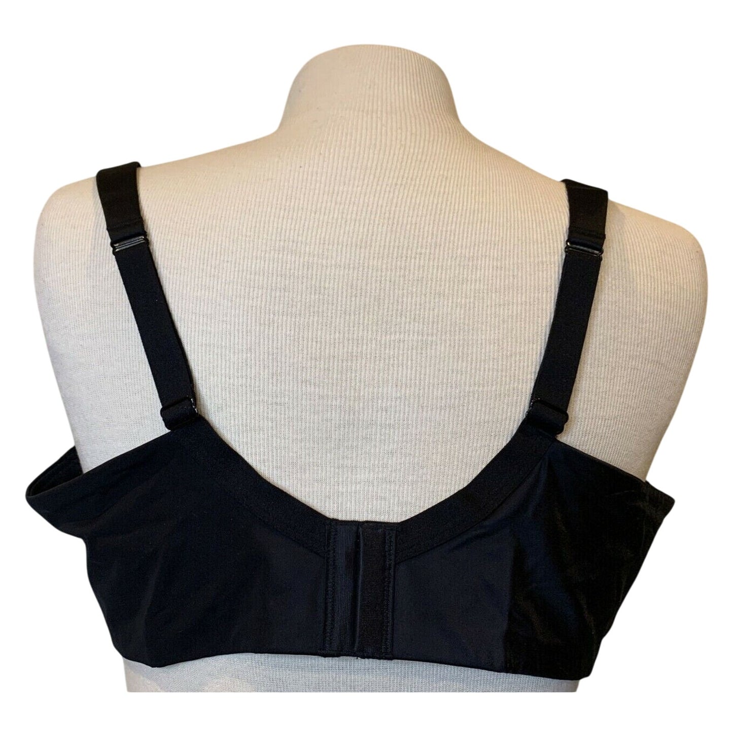 Curvy Couture 44C Everyday Glamour Black Lacy Unlined UW Bra 1207 NWT