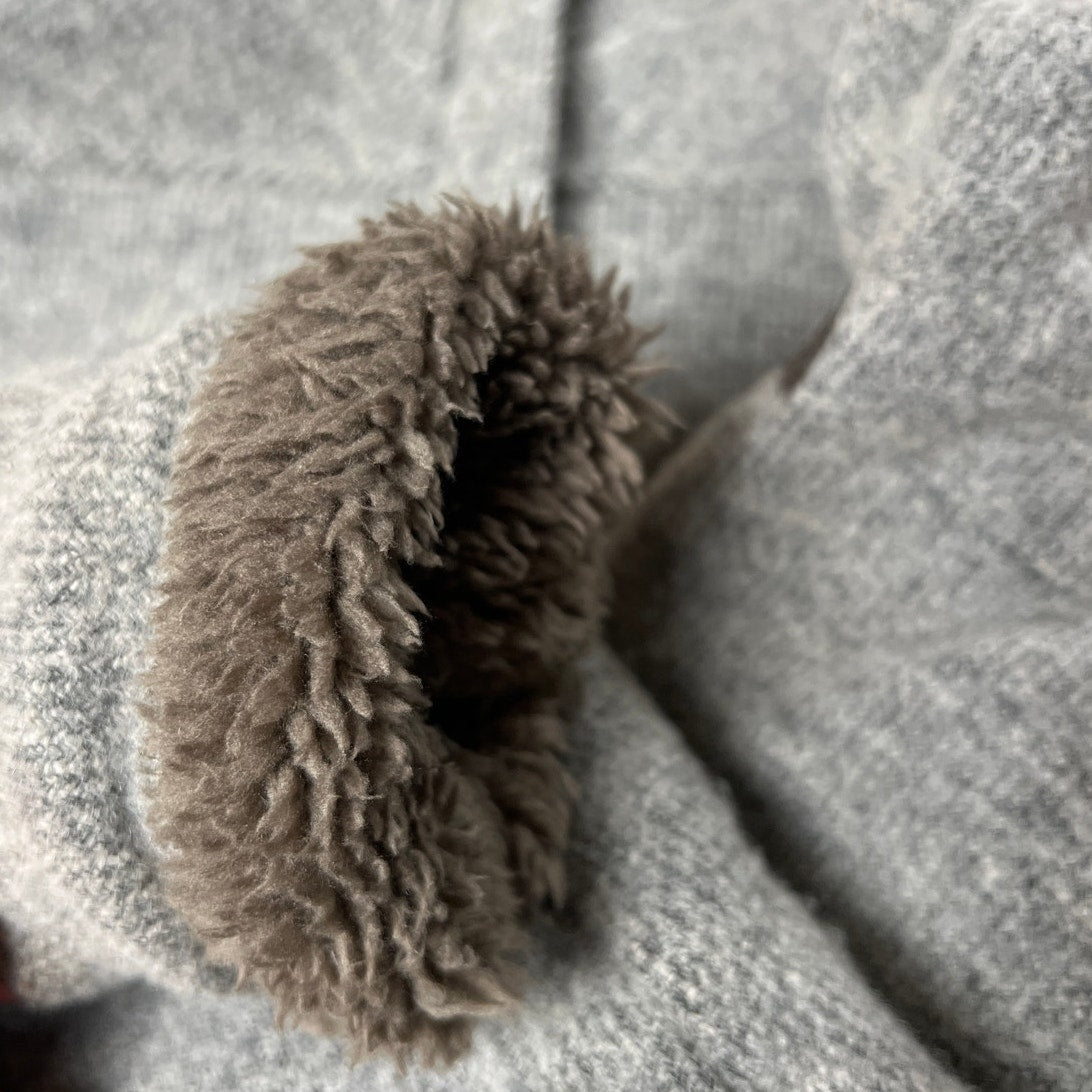 The North Face Gray/Brown Lined Women Sherpa Size Small