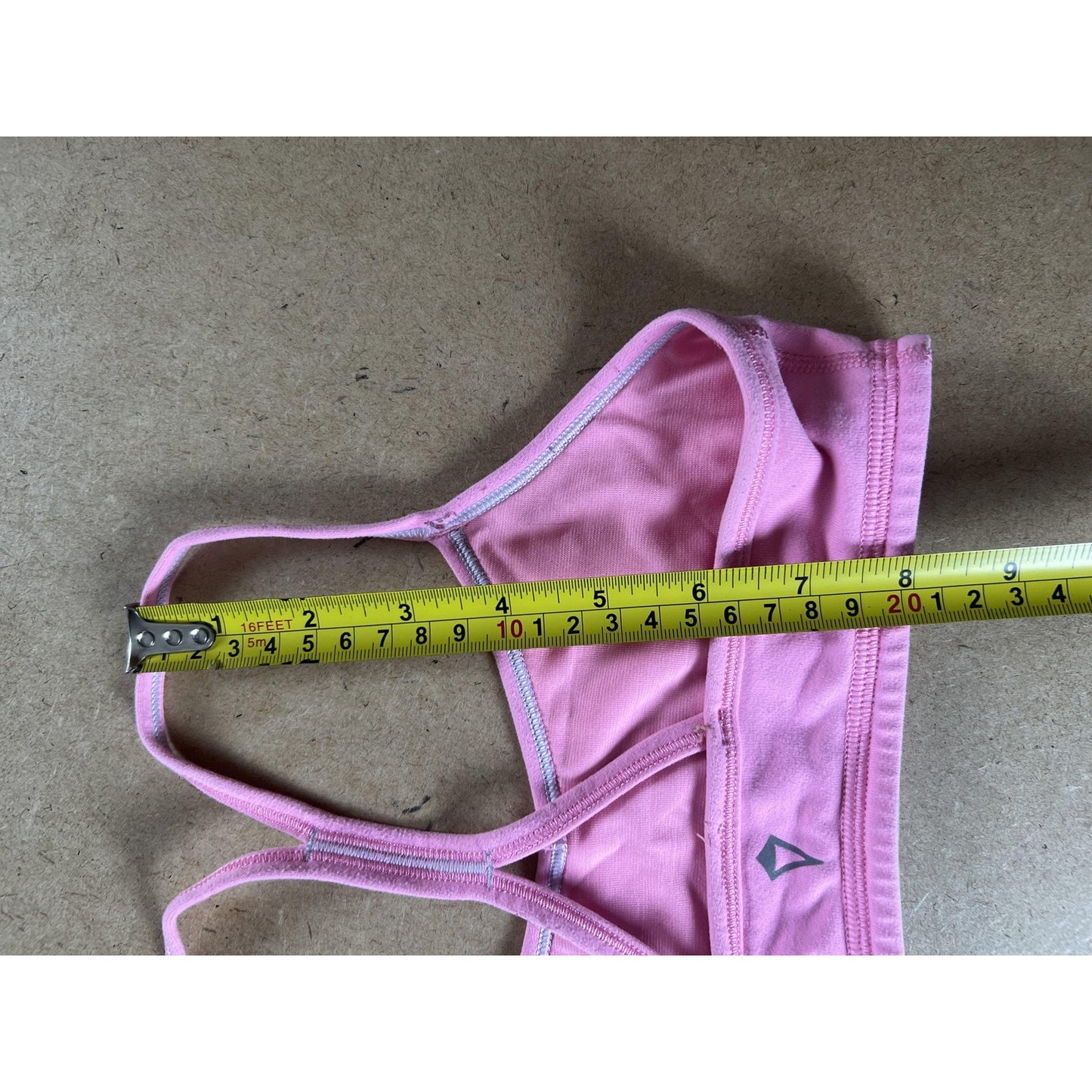 Avia Camisole Tank Girls Size 6-7 Pink Racerback Sports Bra Cami 1 Pack Active