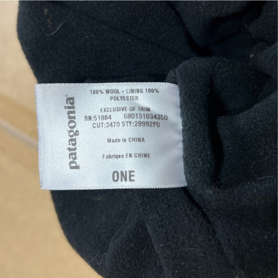 Patagonia 100% Wool Green One Size Beanie Unisex