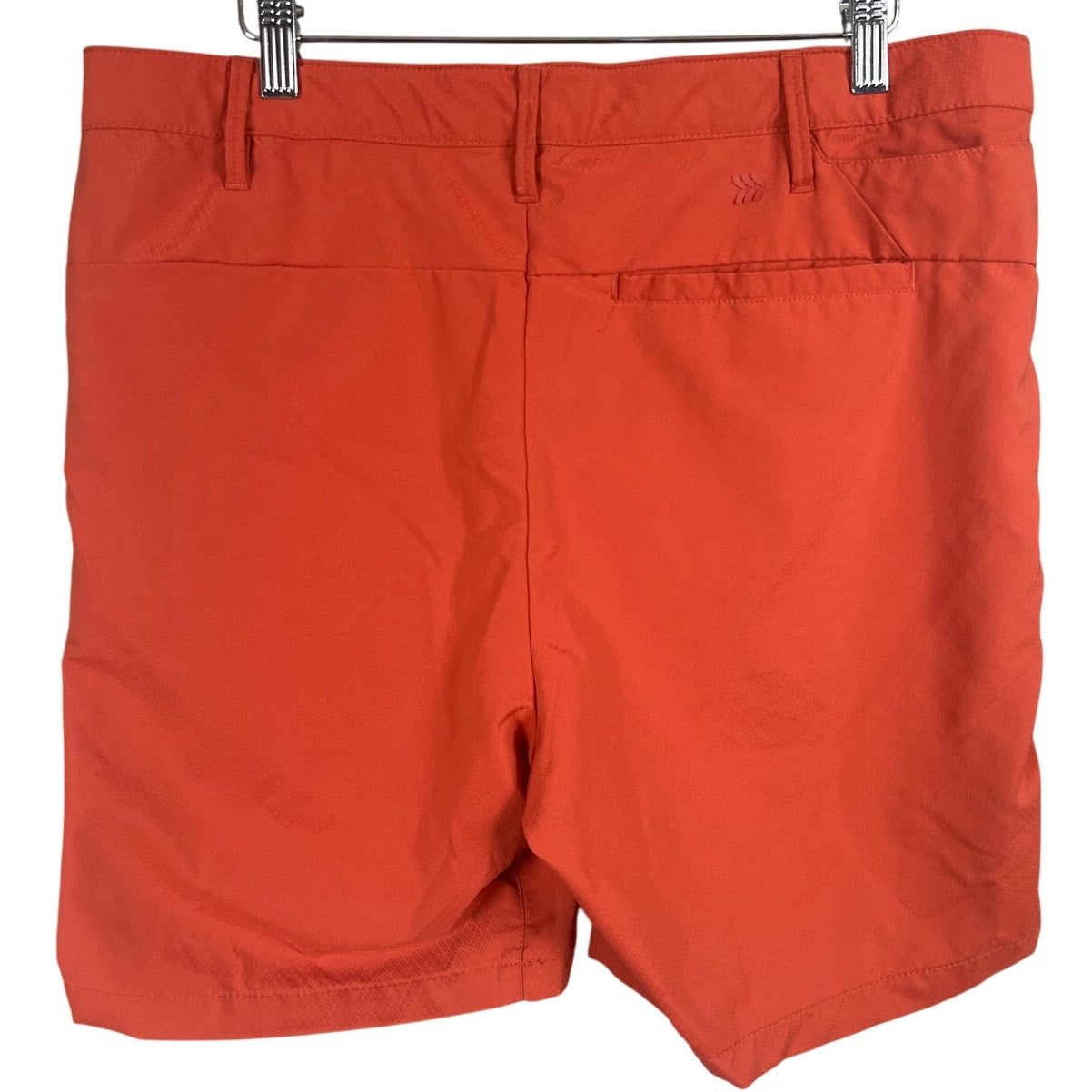 All In Motion Polyester Orange Shorts 36 Protection Soft Elastic Travel