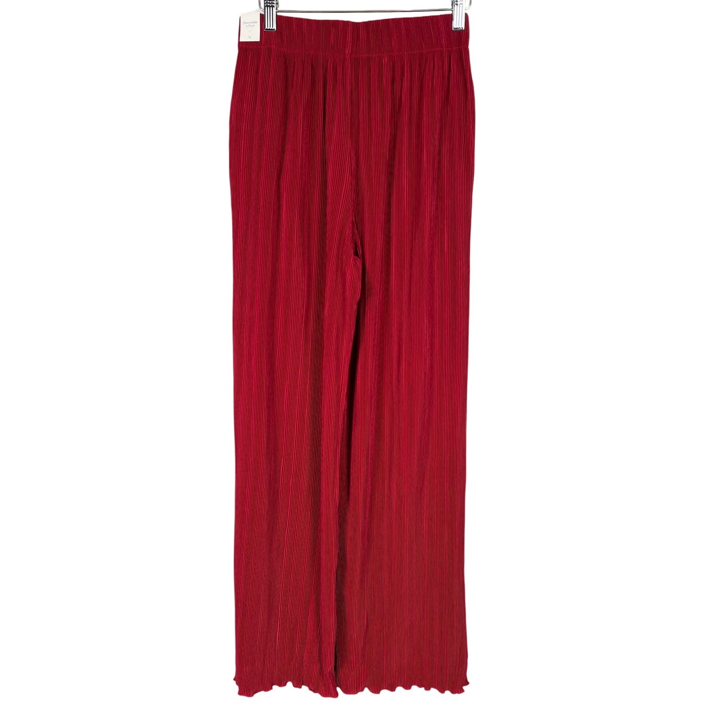 Abercrombie & Fitch Size Small Long NWT Pull On Textured Crinkle Flare Leg