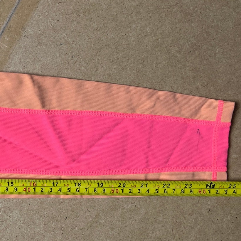 Wilo Australian Brand Women's Ankle Leggings Active Pink / Ging Size M