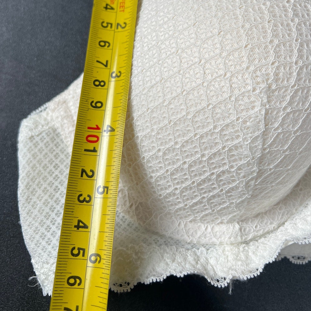 Aerie Lace White Bra Adjustable Sizing *Dimensions In Picture*