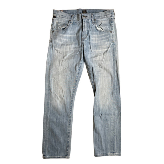 Citzens Of Humanity Jeans Mens 27 Light Wash Blue Denim Straight Leg