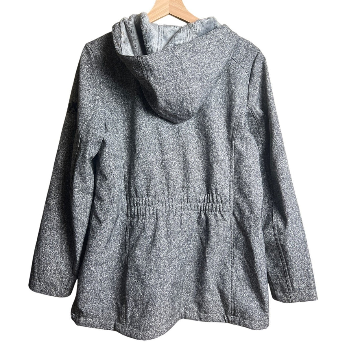ZeroXposur Large Gray Zip Up Coat Rain Jacket Women's
