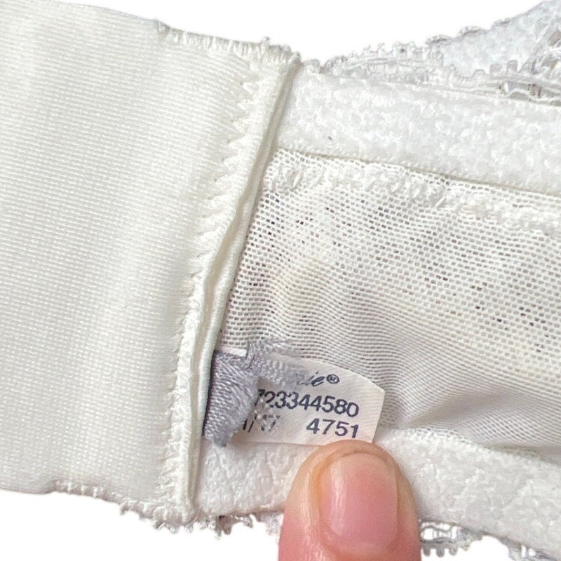 Aerie Lace White Bra Adjustable Sizing *Dimensions In Picture*